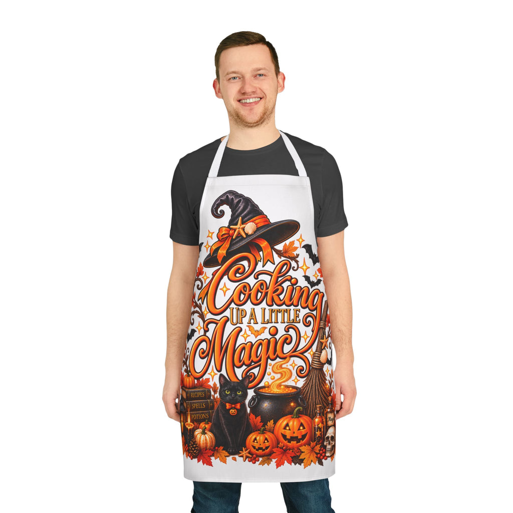 Halloween 'Cooking Up a Little Magic' Apron