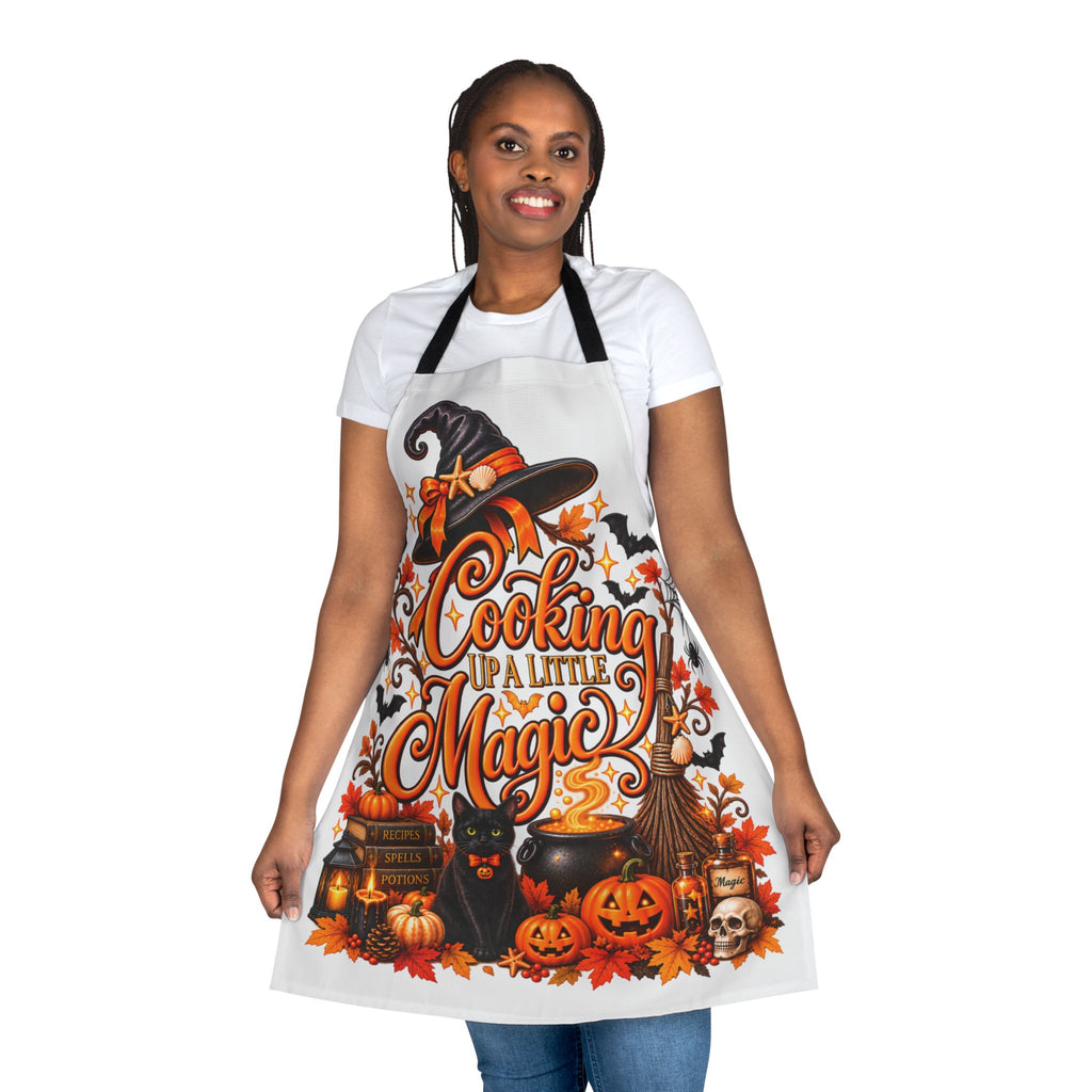 Halloween 'Cooking Up a Little Magic' Apron