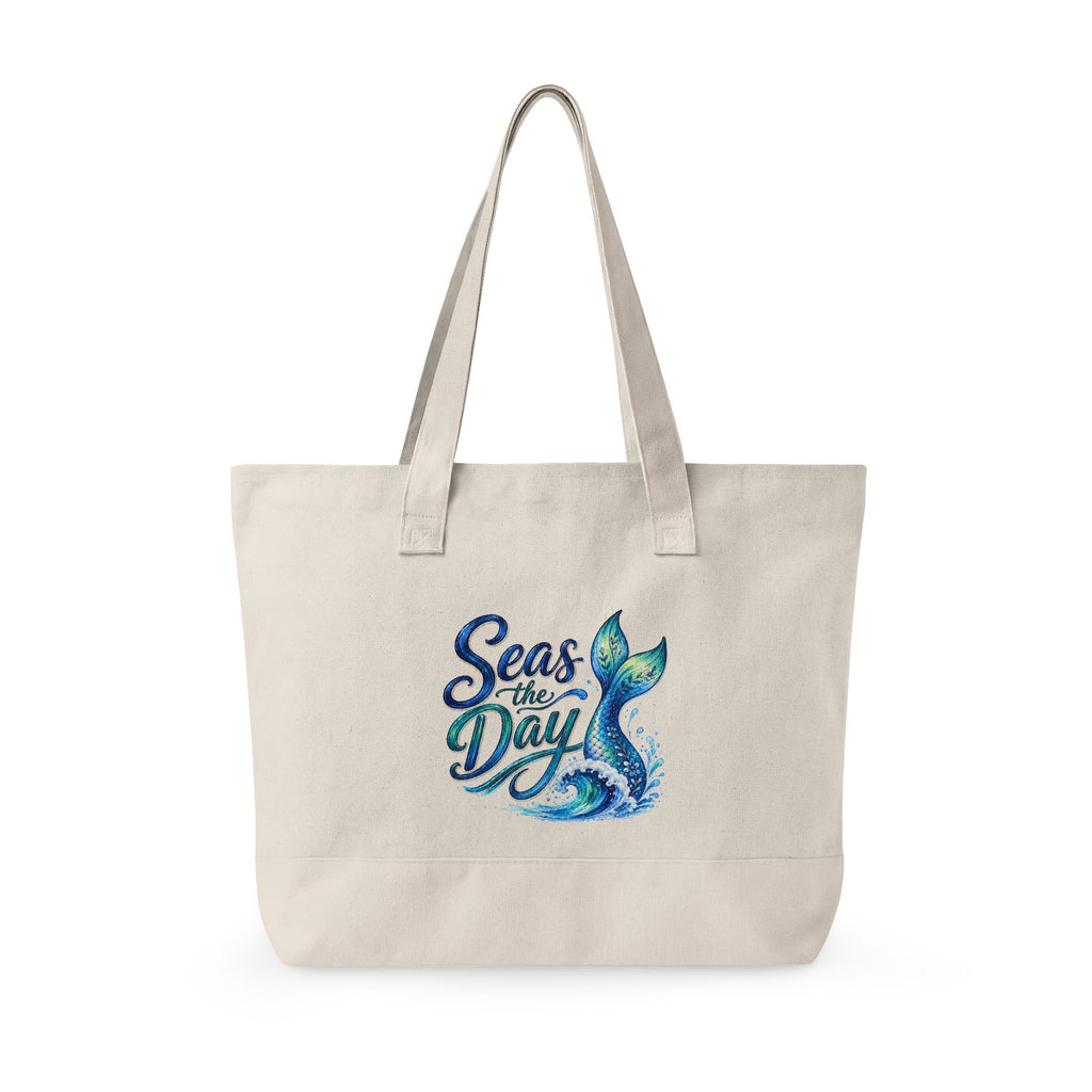 Sea the Day Canvas Tote