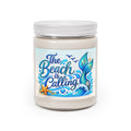 The Beach Is Calling Soy Candle — 9oz Scented Jar with White Lid