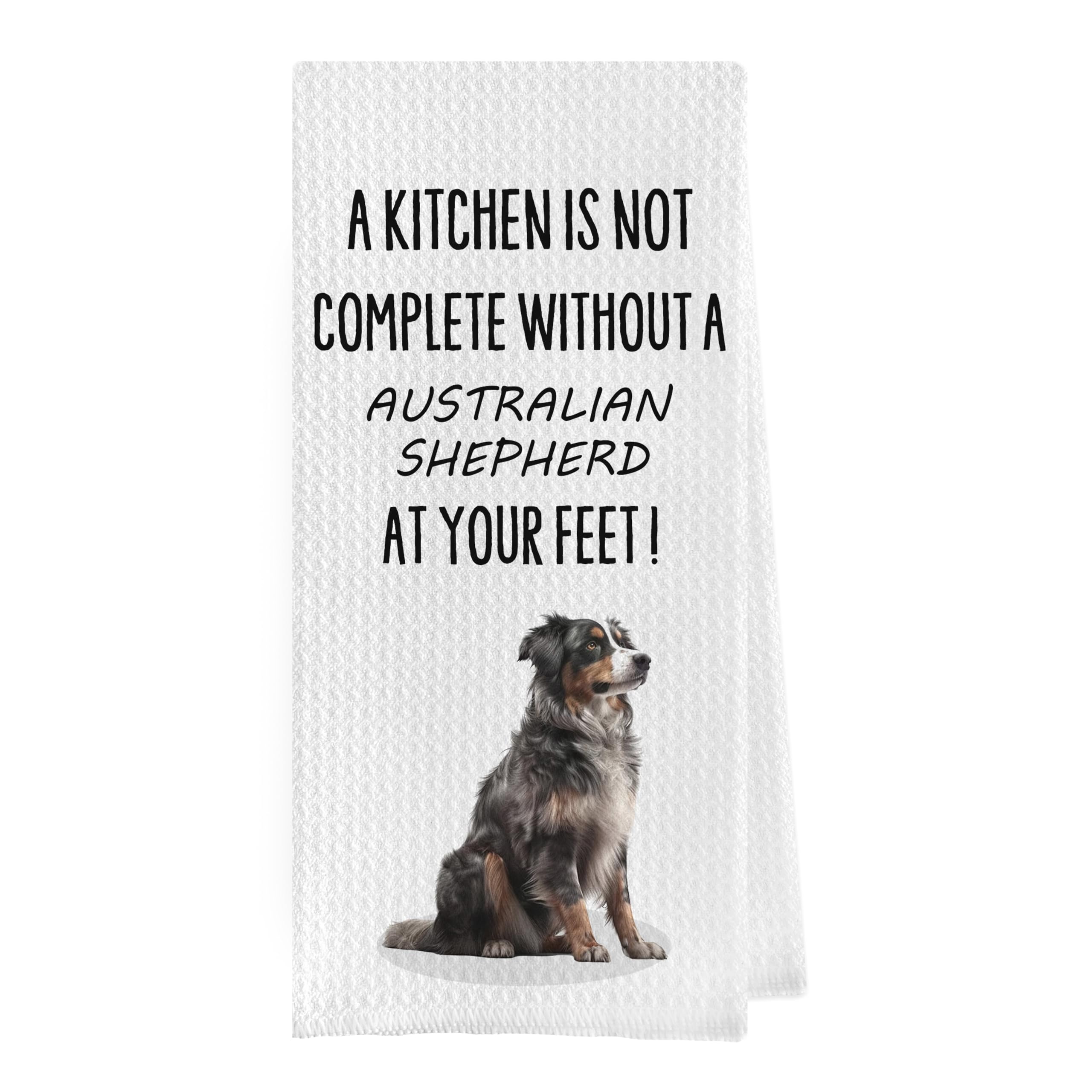 French Bulldog Dish Towels - Funny French Bulldog Decorative Waffle Weave Kitchen Towels, Hand Towel, Tea Towel (16×24 Inches)