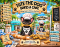 Tate The Dog Bakes A Cake 8 x 8 Hardcover Story Book