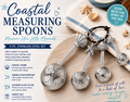Ganz 4-Piece Measuring Spoons Set, Clam Shell/Starfish