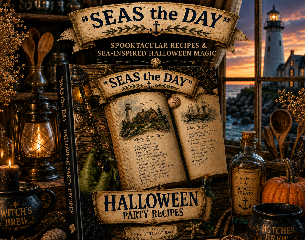 Seaside Halloween Recipe Soft Cover Book