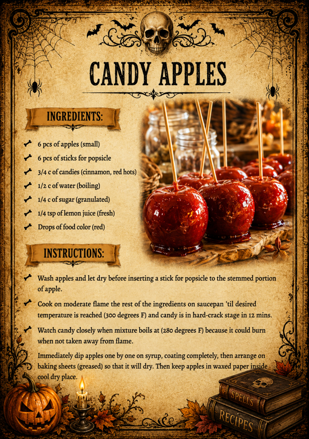 Seaside Halloween Recipe Soft Cover Book